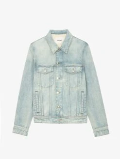 Zadig & Voltaire Denim Basics Jacket Light Blue 5 Zadig & Voltaire Denim Basics Jacket Light Blue -Zadig Et Voltaire WMOW01402 LIGHT BLUE PACKSHOT 676a7f5b54364