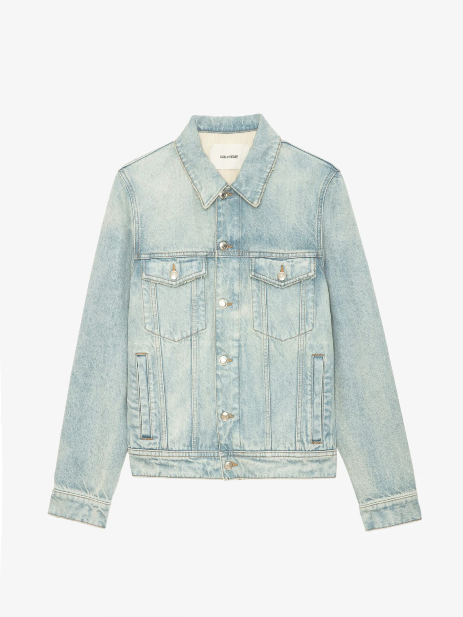 Denim Basics Jacket Light blue Zadig & Voltaire Denim Basics Jacket Light Blue -Zadig Et Voltaire WMOW01402 LIGHT BLUE PACKSHOT 676a7f5b54364 scaled