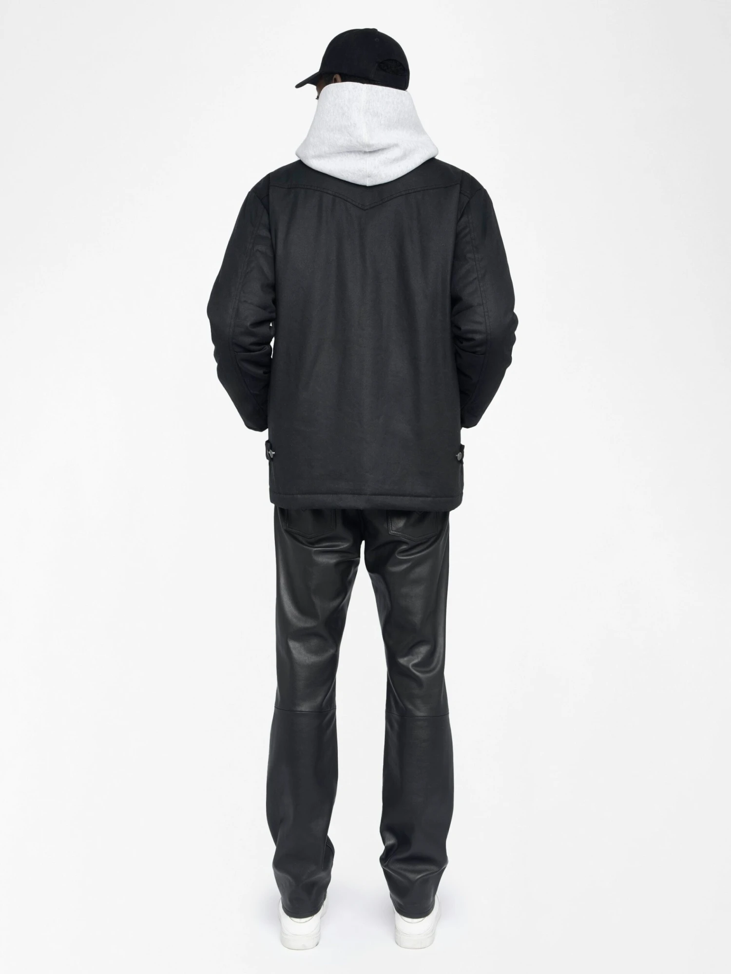 Boye Jacket Dark grey Zadig & Voltaire Boye Jacket Dark Grey -Zadig Et Voltaire WMOW01406 DARK GREY BACK 6848519a166bd scaled