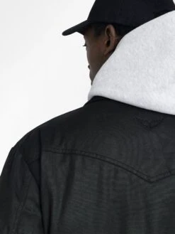 Zadig & Voltaire Boye Jacket Dark Grey 5 Zadig & Voltaire Boye Jacket Dark Grey -Zadig Et Voltaire WMOW01406 DARK GREY HOVER 684850fe8e545