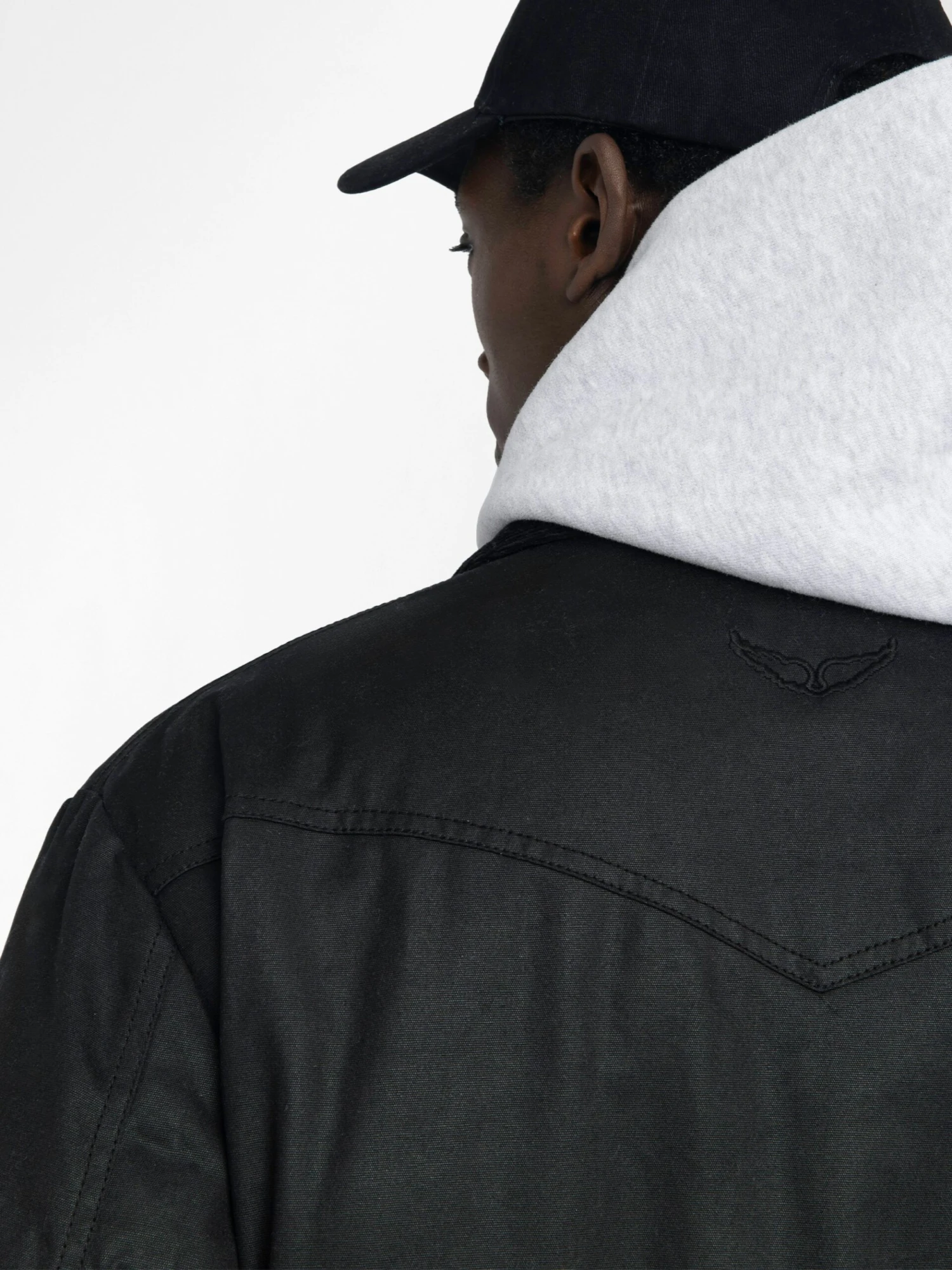 Boye Jacket Dark grey Zadig & Voltaire Boye Jacket Dark Grey -Zadig Et Voltaire WMOW01406 DARK GREY HOVER 684850fe8e545 scaled