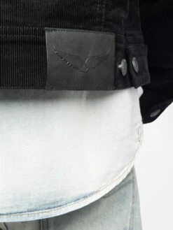 Zadig & Voltaire Bases Velvet Jacket Black -Zadig Et Voltaire WMOW01414 BLACK ADDI 4 684851faeb8aa