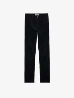 Zadig & Voltaire Steeve Velvet Pants Black 4 Zadig & Voltaire Steeve Velvet Pants Black -Zadig Et Voltaire WMPA00182 BLACK PACKSHOT 673356c9101ed