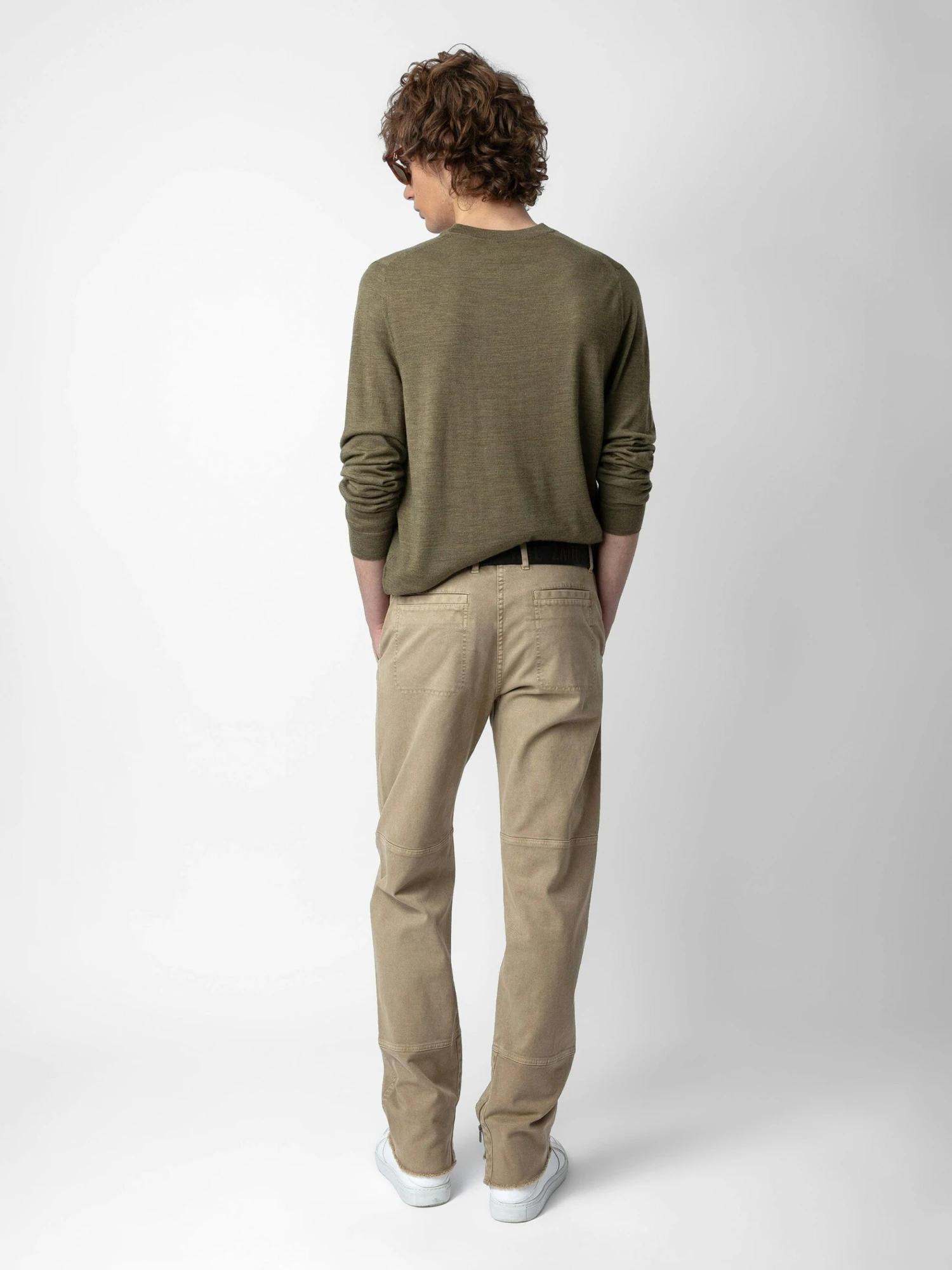 Pocky Pants Light beige Zadig & Voltaire Pocky Pants Light Beige -Zadig Et Voltaire WMPA00194 LIGHT BEIGE BACK scaled