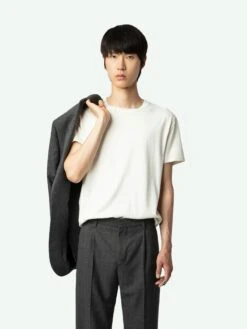 Zadig & Voltaire Pawl Pants Gris Chine -Zadig Et Voltaire WMPA00197 GRIS CHINE ADDI 2 668ba4e86c07e