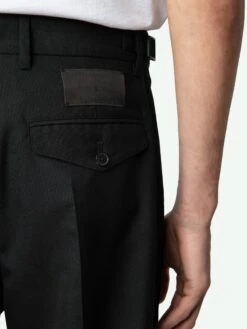 Zadig & Voltaire Pawl Pants Black -Zadig Et Voltaire WMPA00198 NOIR ADDI 4 67054aa8aac8e