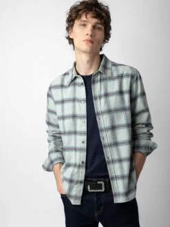 Zadig & Voltaire Stan Shirt Oyster 2 Zadig & Voltaire Stan Shirt Oyster -Zadig Et Voltaire WMSH00284 OYSTER ADDI 2 2