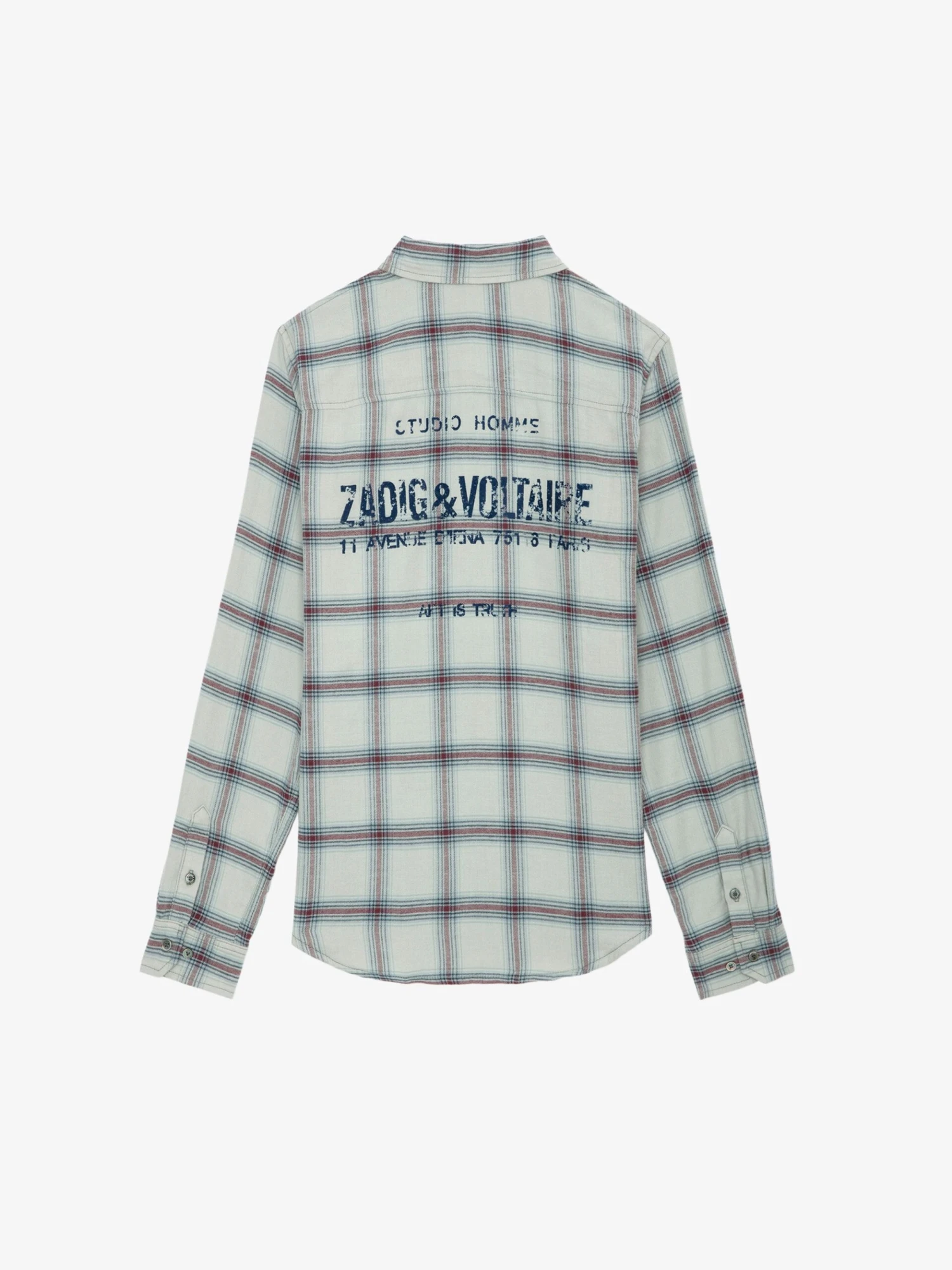 Stan Shirt Oyster Zadig & Voltaire Stan Shirt Oyster -Zadig Et Voltaire WMSH00284 OYSTER PACKSHOT 2 2 scaled