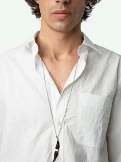 Zadig & Voltaire Stan Shirt White -Zadig Et Voltaire WMSH00291 BLANC HOVER 662ba9793d2f5