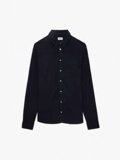 Zadig & Voltaire Tyrona Shirt Encre 4 Zadig & Voltaire Tyrona Shirt Encre -Zadig Et Voltaire WMSH00292 ENCRE PACKSHOT 6630a195394de