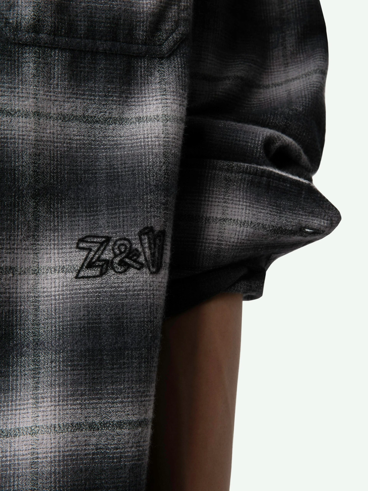 Stan Shirt Grey Zadig & Voltaire Stan Shirt Grey -Zadig Et Voltaire WMSH00298 GRIS ADDI 3 66854fcb2b8f5 scaled