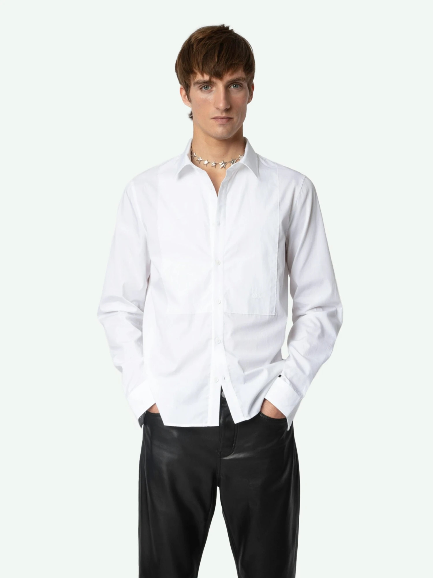 Sydney Shirt White Zadig & Voltaire Sydney Shirt White -Zadig Et Voltaire WMSH00301 BLANC ADDI 2 67054a33c3dd3 scaled
