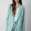 Zadig & Voltaire Voyage Blazer Celadon