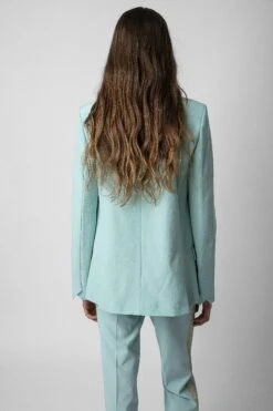 Zadig & Voltaire Voyage Blazer Celadon -Zadig Et Voltaire WWBL00005 CELADON 5