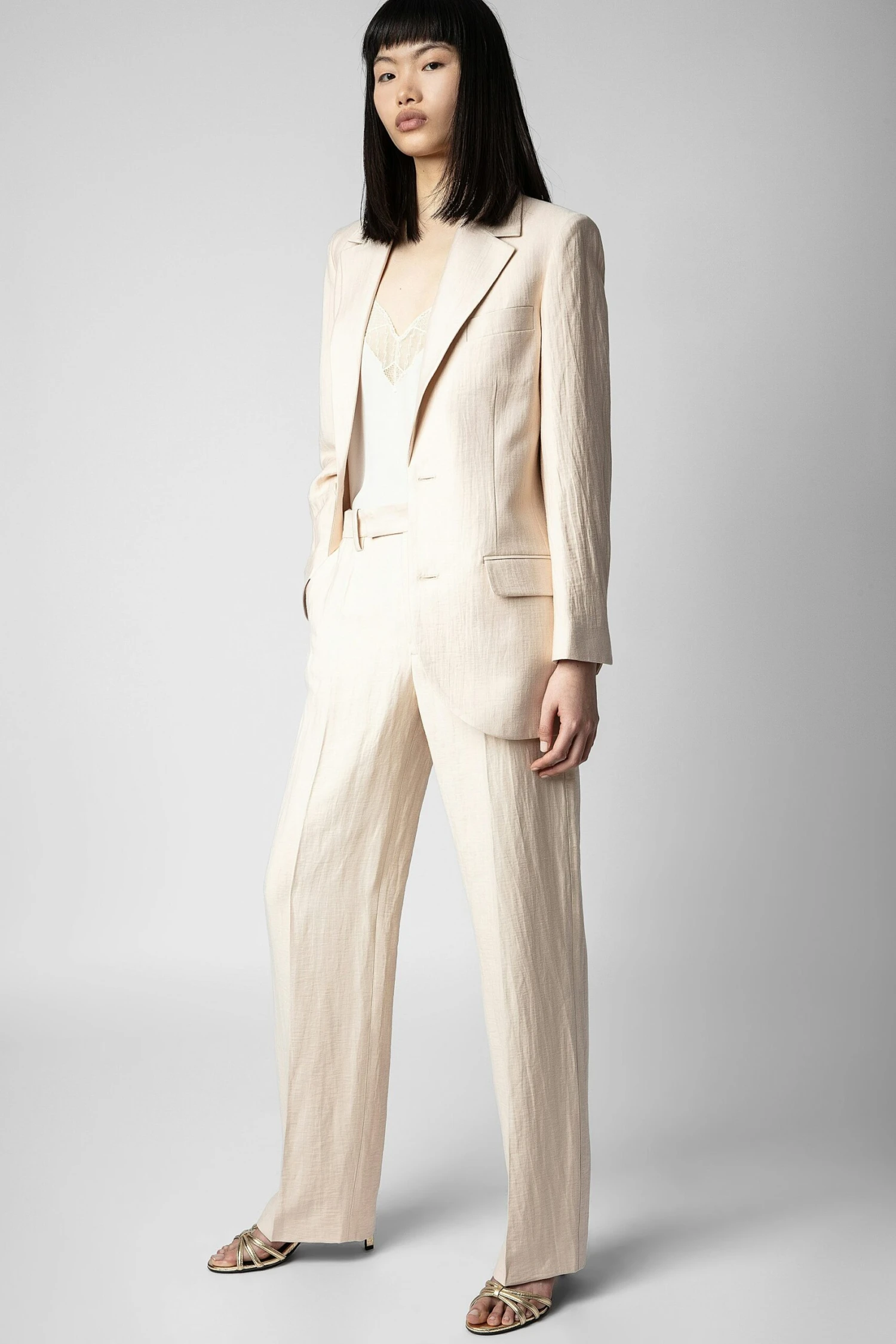 Violet Blazer Poudre Zadig & Voltaire Violet Blazer Poudre -Zadig Et Voltaire WWBL00796 POUDRE 4 scaled