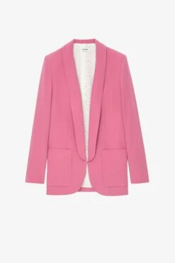 Zadig & Voltaire Verdun Jacket Vieux Rose 4 Zadig & Voltaire Verdun Jacket Vieux Rose -Zadig Et Voltaire WWBL00799 VIEUX ROSE