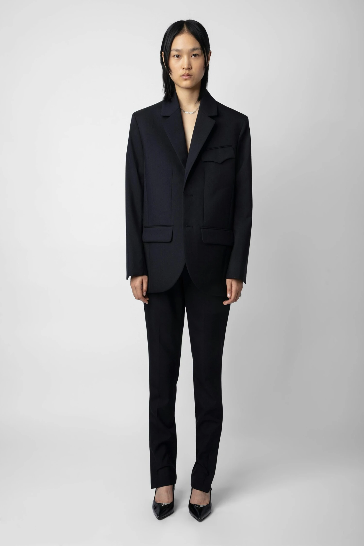 Vivi Blazer Black Zadig & Voltaire Vivi Blazer Black -Zadig Et Voltaire WWBL00804 NOIR 2 scaled