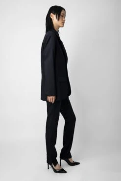 Zadig & Voltaire Vivi Blazer Black 1 Zadig & Voltaire Vivi Blazer Black -Zadig Et Voltaire WWBL00804 NOIR 4