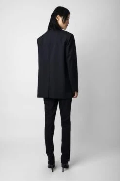 Zadig & Voltaire Vivi Blazer Black 3 Zadig & Voltaire Vivi Blazer Black -Zadig Et Voltaire WWBL00804 NOIR 5