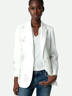 Zadig & Voltaire Viva Diamanté Blazer Judo 5 Zadig & Voltaire Viva Diamanté Blazer Judo -Zadig Et Voltaire WWBL00841 JUDO HOVER 1