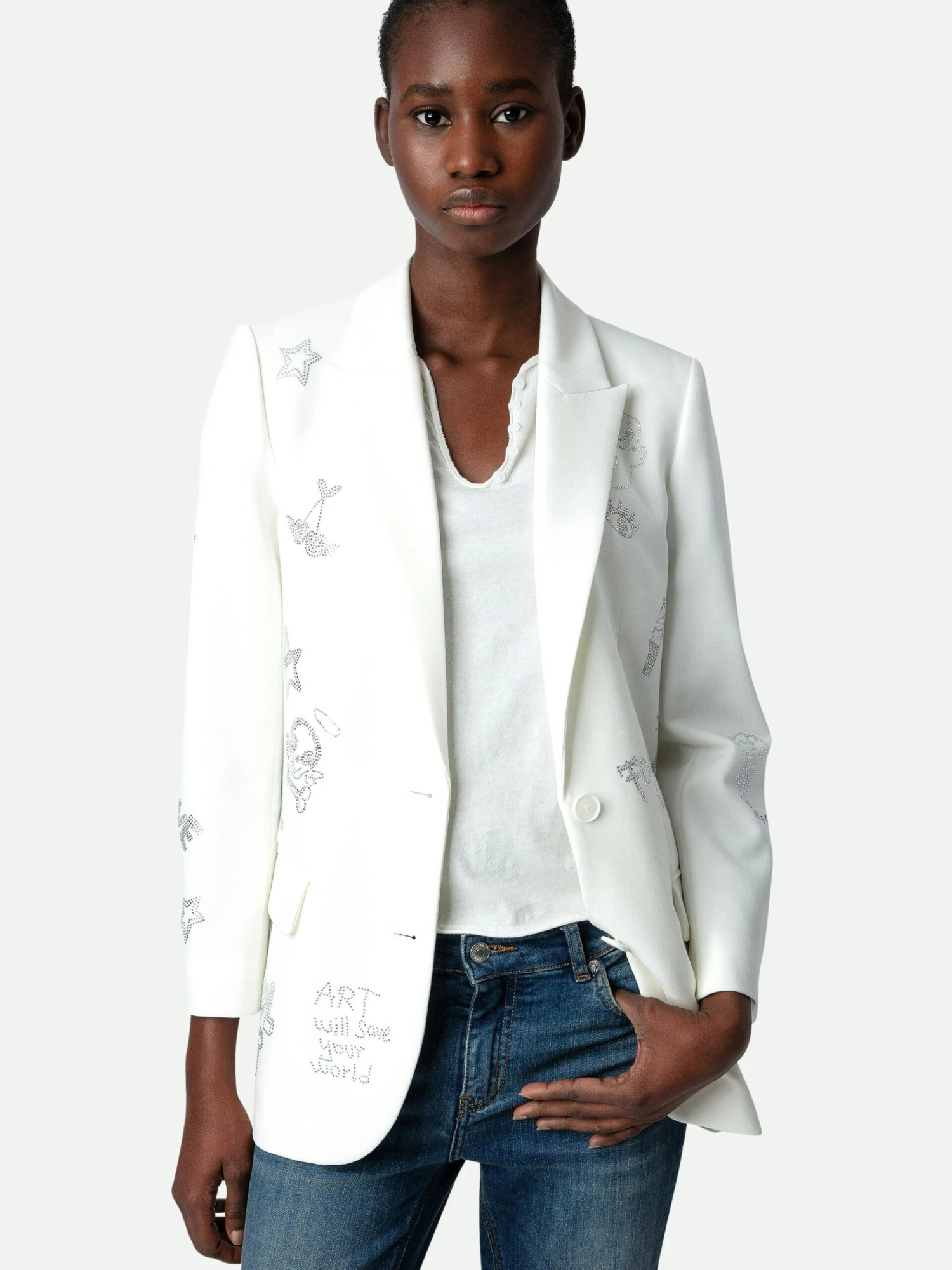Viva Diamanté Blazer Judo Zadig & Voltaire Viva Diamanté Blazer Judo -Zadig Et Voltaire WWBL00841 JUDO HOVER 1 scaled