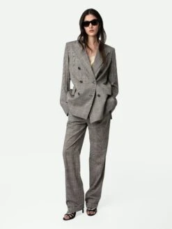 Zadig & Voltaire Vaena Blazer Grey