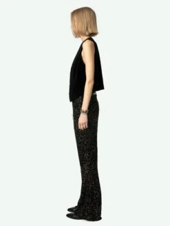 Zadig & Voltaire Velvet Emaux Blazer Black -Zadig Et Voltaire WWBL00865 NOIR ADDI 2 6704e4a70d6b5