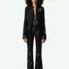 Zadig & Voltaire Very Diamanté Blazer Black