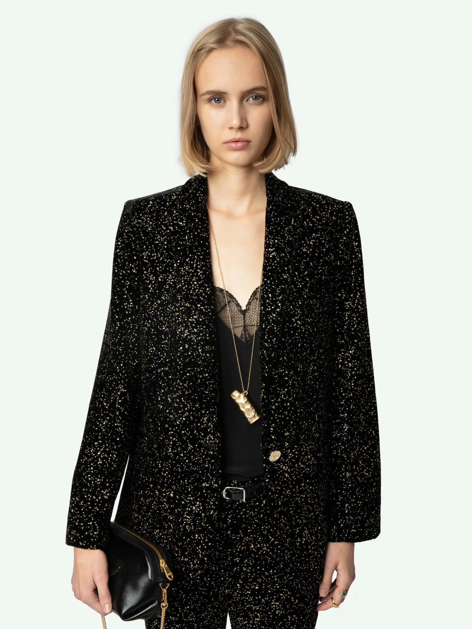 Velvet Valse Blazer Black Zadig & Voltaire Velvet Valse Blazer Black -Zadig Et Voltaire WWBL00876 NOIR ADDI 3 6704e6189d710 scaled