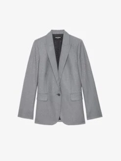 Zadig & Voltaire Valse Blazer Gris Chine -Zadig Et Voltaire WWBL01886 GRIS CHINE PACKSHOT 6763e393de971