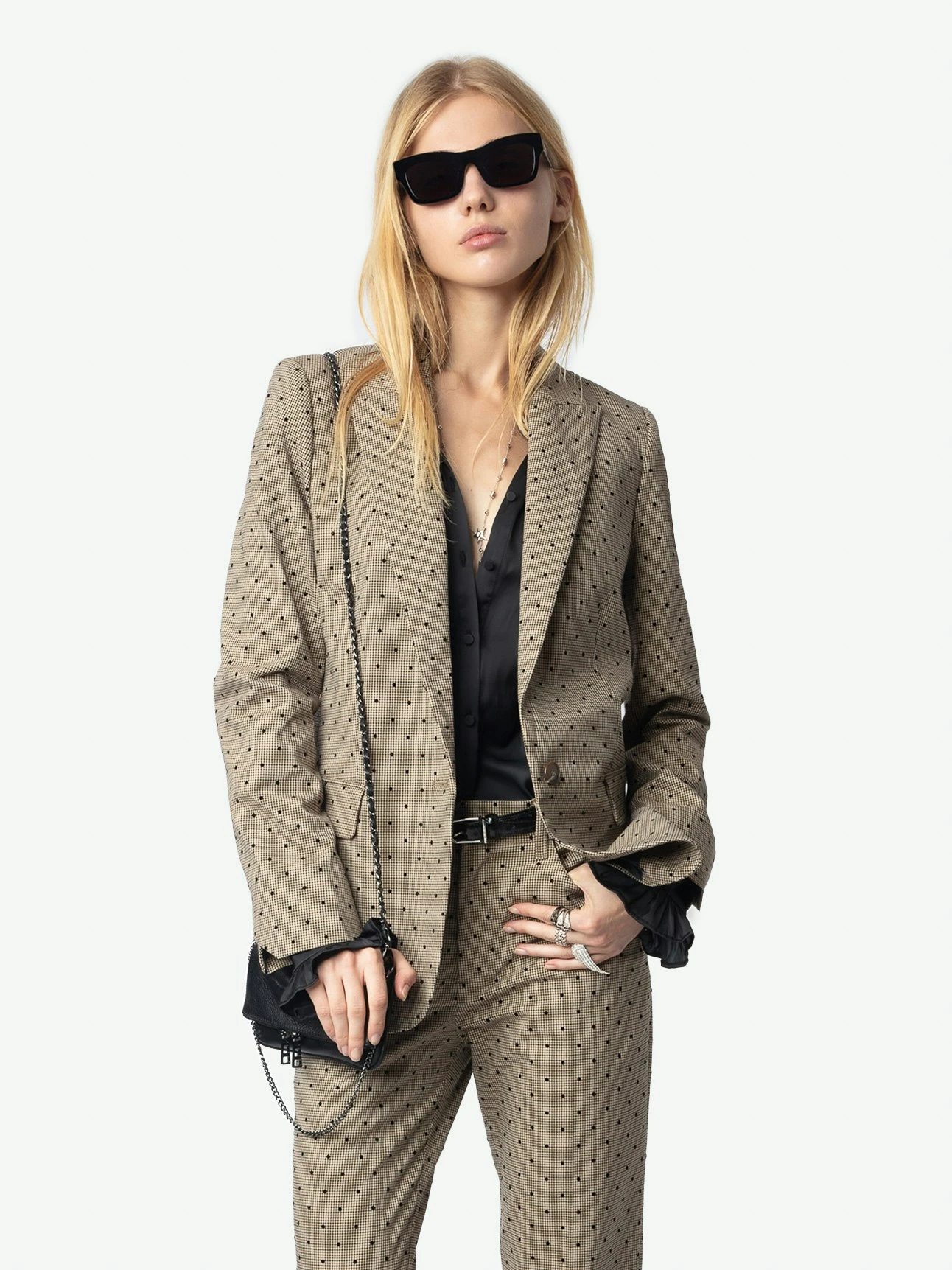 Valse Blazer Camel Zadig & Voltaire Valse Blazer Camel -Zadig Et Voltaire WWBL01890 CAMEL ADDI 1 67234fb2db66e