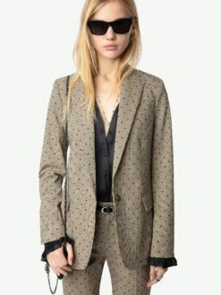 Zadig & Voltaire Valse Blazer Camel 3 Zadig & Voltaire Valse Blazer Camel -Zadig Et Voltaire WWBL01890 CAMEL ADDI 3 67234fc11e57b