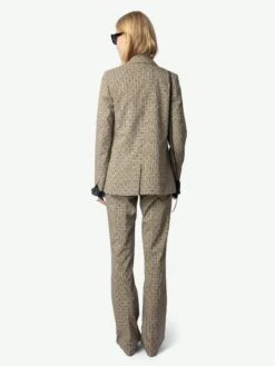 Zadig & Voltaire Valse Blazer Camel 6 Zadig & Voltaire Valse Blazer Camel -Zadig Et Voltaire WWBL01890 CAMEL BACK 67235263bfbf3