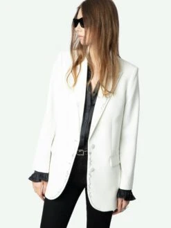 Zadig & Voltaire Viva Women's Rhinestone Blazer Judo 2 Zadig & Voltaire Viva Women's Rhinestone Blazer Judo -Zadig Et Voltaire WWBL01917 JUDO ADDI 1 675ff55a66eb9