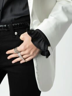 Zadig & Voltaire Viva Women's Rhinestone Blazer Judo 3 Zadig & Voltaire Viva Women's Rhinestone Blazer Judo -Zadig Et Voltaire WWBL01917 JUDO ADDI 2 675ff4f40cc71