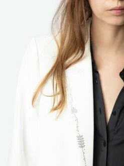 Zadig & Voltaire Viva Women's Rhinestone Blazer Judo 6 Zadig & Voltaire Viva Women's Rhinestone Blazer Judo -Zadig Et Voltaire WWBL01917 JUDO HOVER 675ff6f1b6277
