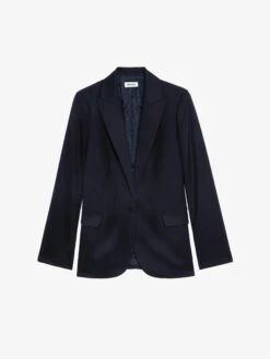 Zadig & Voltaire Valse Wool Blazer Encre -Zadig Et Voltaire WWBL01919 ENCRE PACKSHOT 6728b407bb303