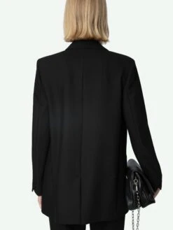 Zadig & Voltaire Viva Strass Star Blazer Black -Zadig Et Voltaire WWBL01922 BLACK ADDI 4 66fd178e6763f