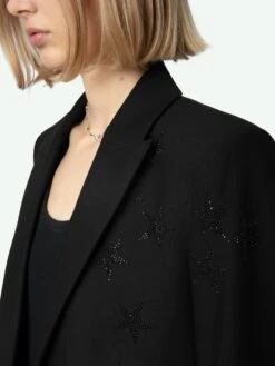 Zadig & Voltaire Viva Strass Star Blazer Black -Zadig Et Voltaire WWBL01922 BLACK HOVER 66fd183bdd924