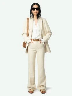 Zadig & Voltaire Viva Structured Blazer Vanille