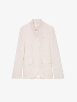 Zadig & Voltaire Very Women's Pink Blazer Lilas -Zadig Et Voltaire WWBL01930 LILAS PACKSHOT 67a6275ef32bf
