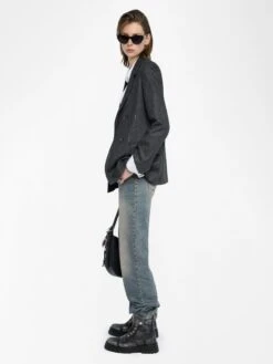 Zadig & Voltaire Vaska Blazer Anthracite 2 Zadig & Voltaire Vaska Blazer Anthracite -Zadig Et Voltaire WWBL01942 ANTHRACITE ADDI 1 6877c2f8acd9d