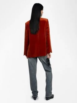 Zadig & Voltaire Vaska Velvet Blazer Burn -Zadig Et Voltaire WWBL01943 BURN BACK 685d2422cf41e