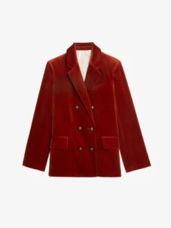 Zadig & Voltaire Vaska Velvet Blazer Burn -Zadig Et Voltaire WWBL01943 BURN PACKSHOT 68628786e6f46