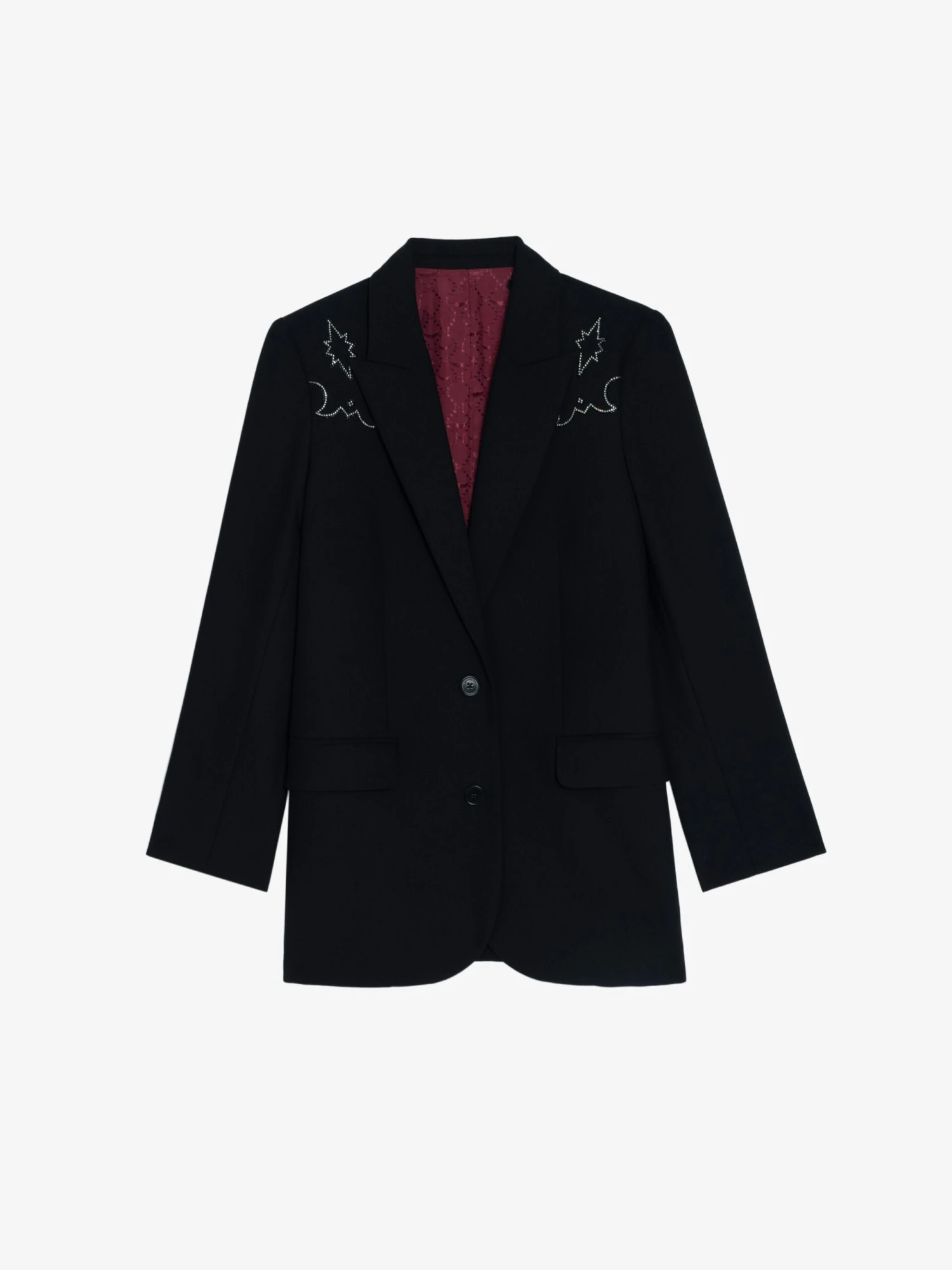 Viva Black Rhinestone Blazer Black Zadig & Voltaire Viva Black Rhinestone Blazer Black -Zadig Et Voltaire WWBL01947 BLACK PACKSHOT 6836c9b74eb9b scaled