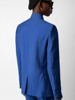 Zadig & Voltaire Please Linen Shorts Deep Sea 2 Zadig & Voltaire Please Linen Shorts Deep Sea -Zadig Et Voltaire WWBS00132 DEEP SEA ADDI 1