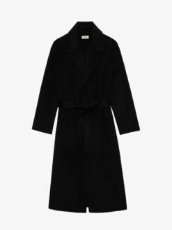 Zadig & Voltaire Meli Coat Black -Zadig Et Voltaire WWCO00214 NOIR PACKSHOT 668bb19a52b94