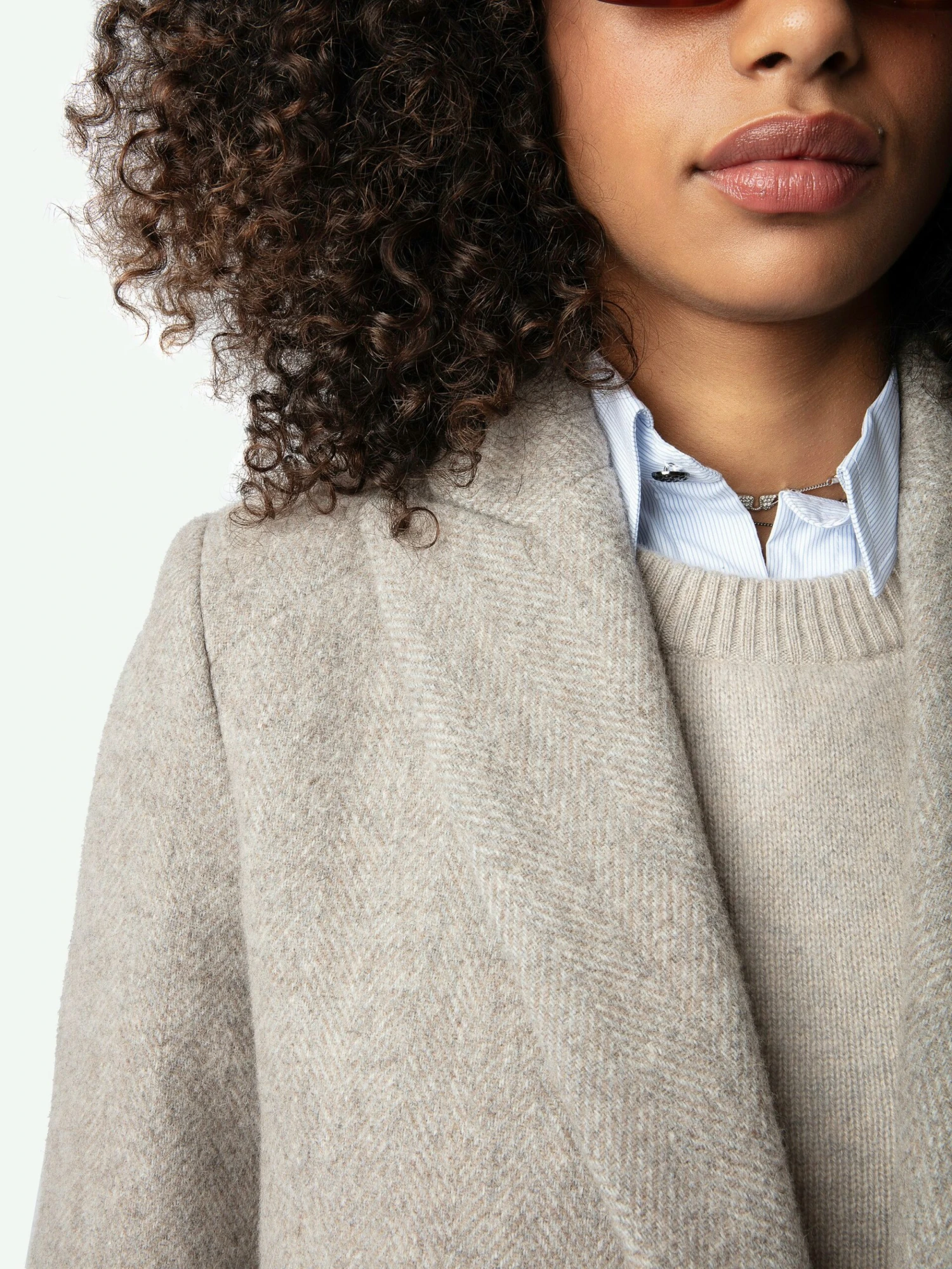 Marco Coat Latte Zadig & Voltaire Marco Coat Latte -Zadig Et Voltaire WWCO00219 LATTE HOVER 6683f318004fd scaled