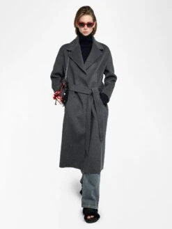 Zadig & Voltaire Meli Coat Anthracite -Zadig Et Voltaire WWCO01237 ANTHRACITE ADDI 1 687df5cf7f3c4