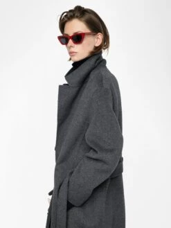 Zadig & Voltaire Meli Coat Anthracite -Zadig Et Voltaire WWCO01237 ANTHRACITE ADDI 2 687df5d509e3f